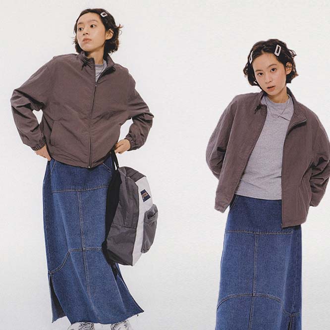 【UNRETRO】正規品 2023秋新作 韓国風レディース服　秋　カジュアル　お出かけ　ジャケット　アウター