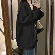 【予約221211】大きいサイズ秋冬 韓国 カレッジ風 カジュアル 暖かい ニット セーター  LL-4L 9色