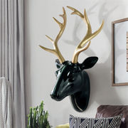 大満足のレビュー多数 鹿の壁掛けオブジェ 3D インパクト 飾り テレビの壁飾り  壁飾り 置物