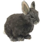【送料別途】ピグミーウサギ グレー 18　【HANSA】【ぬいぐるみ】【動物】【アニマル】【手作り】