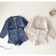 ニットセーター+パンツ    2点セット    キッズ服     韓国風子供服    赤ちゃん