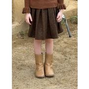 2025 秋新作 韓国風  子供服   ベビー服  ボトムス  花柄  スカート 女の子