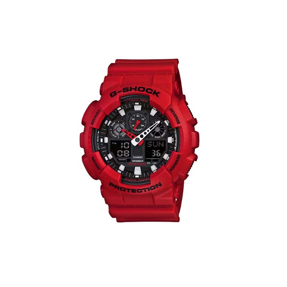 カシオ G-SHOCK ANALOG-DIGITAL GA-100 SERIES GA-100B-4AJF / CASIO