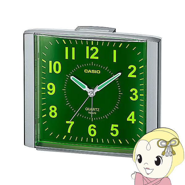 置き時計 置時計 TQ-479-8JF アナログ表示 目覚まし時計 スヌーズ ライト カシオ CASIO