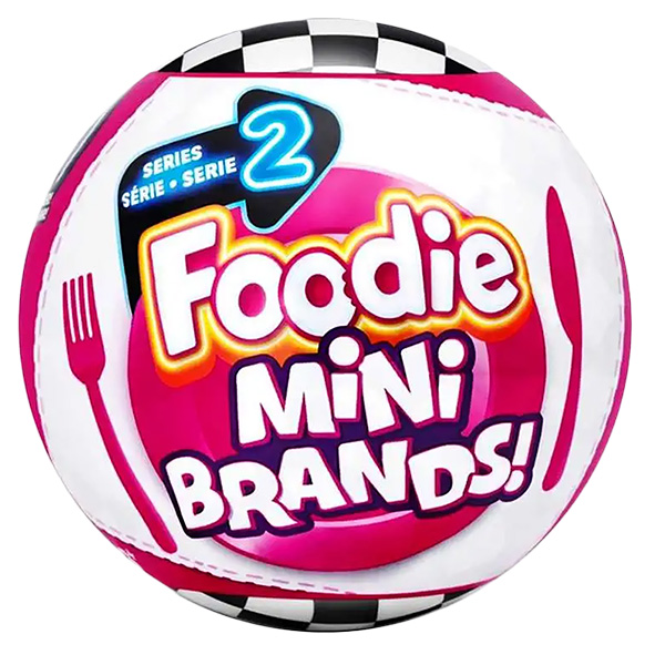 Foodie Mini Brands フーディーミニブランド 4個セット ZURU 5 Surprise Foodie Mini Brands Blind Bag: Rare Fast-food