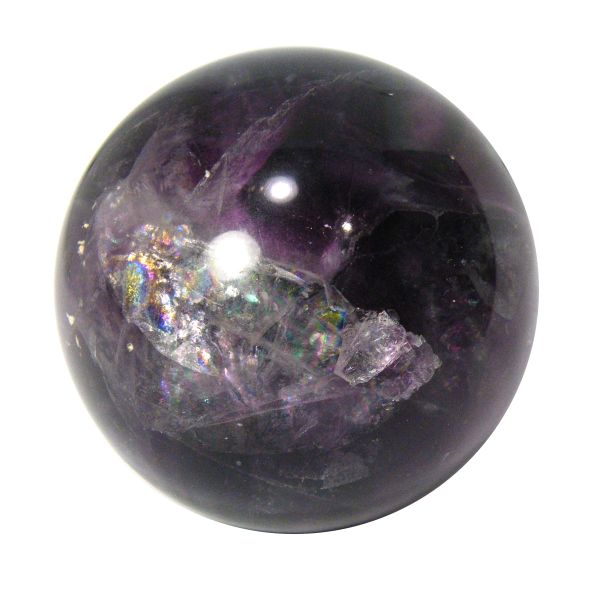 ≪特価品/限定≫天然石 フローライト 丸玉/スフィア(Sphere)