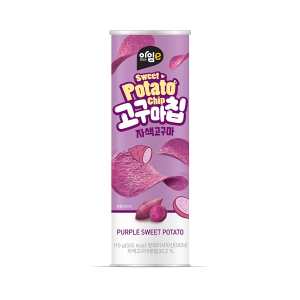 韓国　スイートポテトチップス　紫芋　110g　
