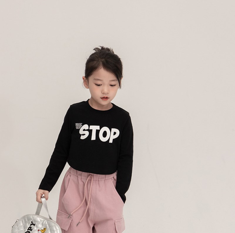 女の子    シャツ    キッズ服     韓国風子供服    トップス    長袖Tシャツ