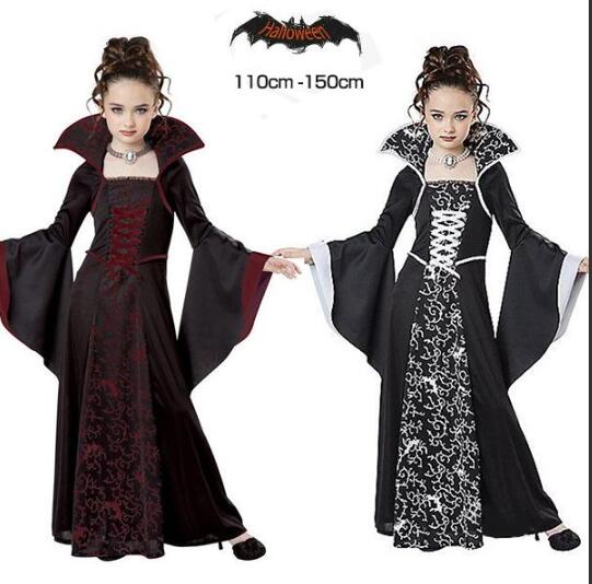 コスプレ衣装 中世ヨーロッパ貴族 魔女 悪魔 女の子 子供 吸血鬼