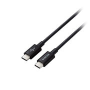 エレコム USB2.0ケーブル(認証品、C-C、やわらか耐久、USB PD対応) MPA-