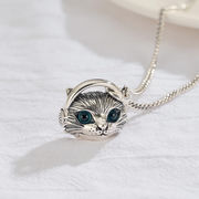 かわいい猫のネックレス ヘッドフォン付き猫ペンダント ネックレス メンズ レディース ネックレス