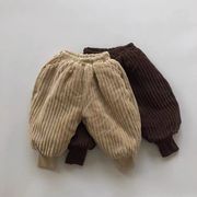 韓国子供服韓国版ins赤ちゃんの太いズボン保温ズボン男女童大根ズボンのコーデュロイ厚いブーツズボン