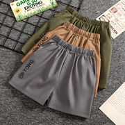 男の子パンツ 新しい夏 カジュアルなバギーショーツ 韓国風スウェットパンツ 子供服