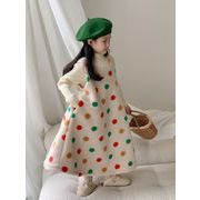★Girls★　子供ワンピース　90~150cm　クリスマスツリーワンピース　韓国キッズファッション