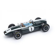 BRUMM/ブルム クーパー Ｔ53 1960年イギリスGP  優勝 #1 J.Brabham ドライバーフィギュア付