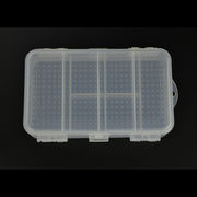 折り畳み可能な両面十格薬箱プラスチック収納箱ジュエリーアクセサリーの家携帯薬箱
