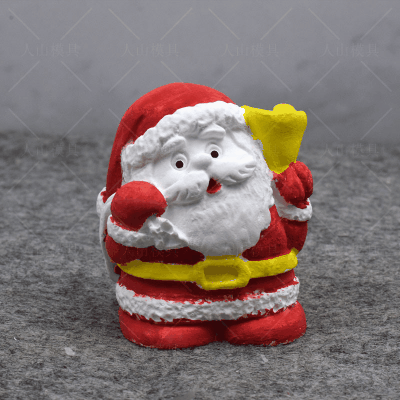 石鹸ローソク アロマキャンドル バスボール素材 レジン枠シリコンモールド クリスマス サンタクロース 蝋燭