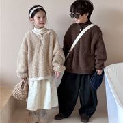 ★Girls＆Boys★　テディー子供セーター　90~140cm　もこもこニット　韓国キッズファッション