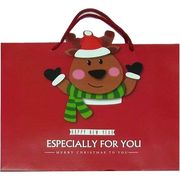 クリスマス ギフト バッグ かわいい 紙袋 プレゼント ラッピング 手提げ袋 トートバッグ トナカイ(トナカイ