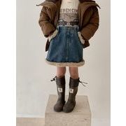 ★Girls★　子供スカート　90~150cm　デニムミニスカート　韓国キッズファッション
