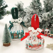 クリスマスシリーズ、キャンバストートバッグ、ギフトバッグ、キャンディバッグ