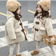 冬新作  韓国風子供服  キッズ  ベビー   トップス  もふもふ   コート  女の子  暖かい服