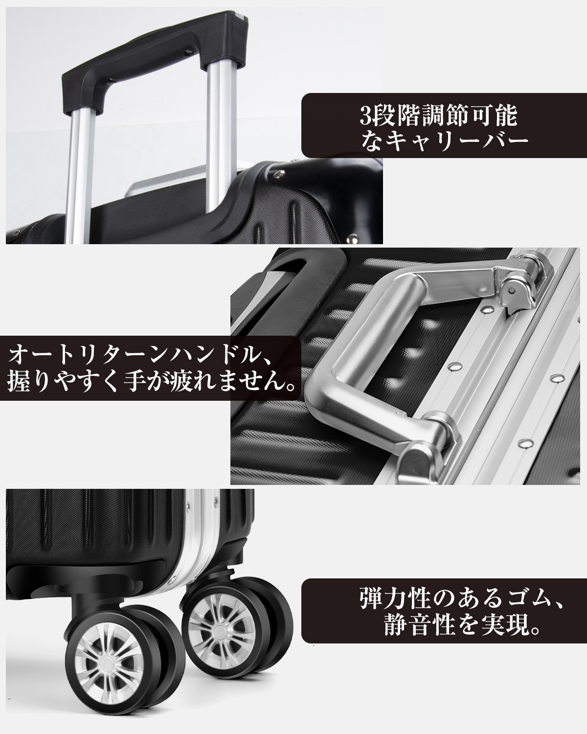 VARNIC スーツケース キャリーケース キャリーバッグ アルミ