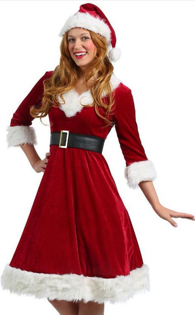 起爆帽子クリスマス女子成人ワンピースクリスマスパーティークリスマスツリーvネック服