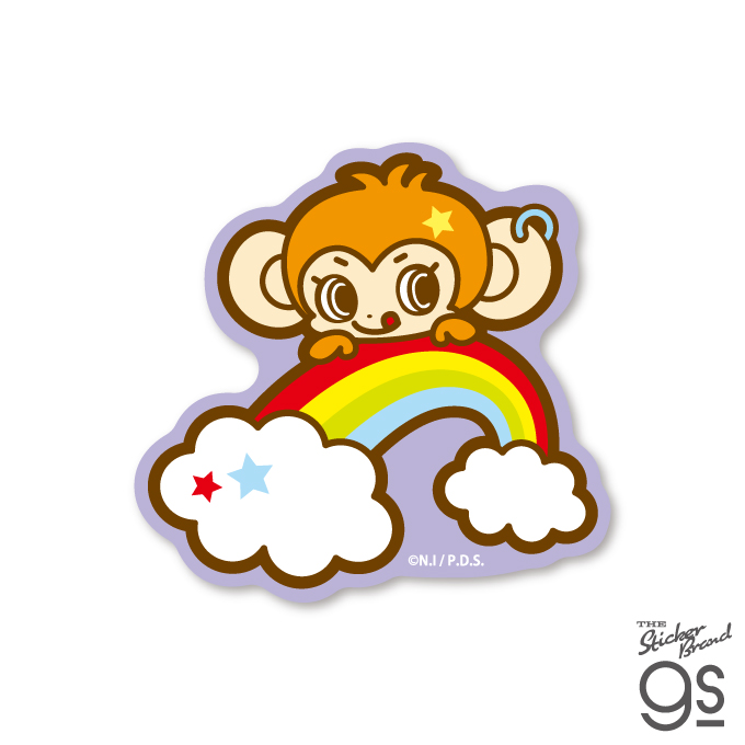 デイジーラバーズ ダイカットミニステッカー 虹 キャラクター DAISY