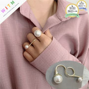 真珠 指輪 リング 高級感 アクセサリー 素敵なデザイン 開口指輪