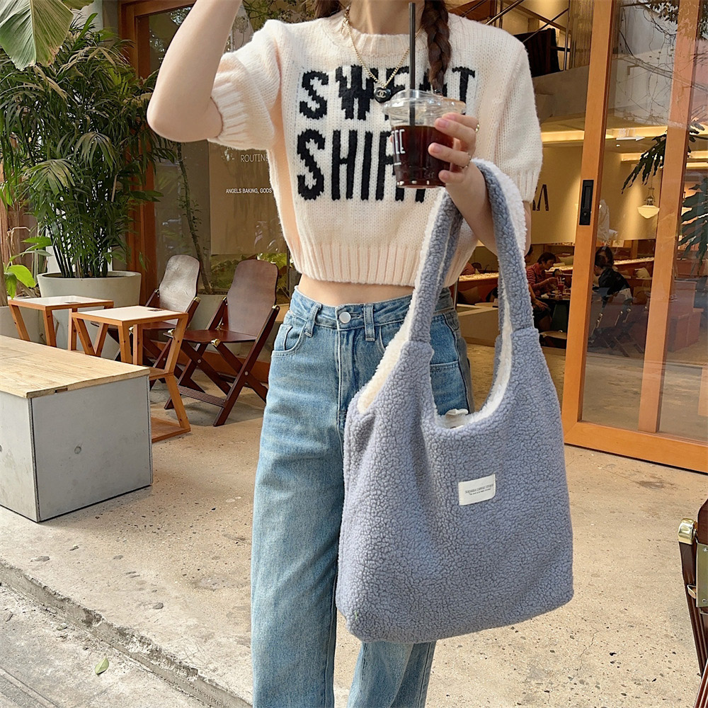 トートバッグ ショルダーバッグ ボア もこもこ おしゃれ 秋冬 セール】ショッピングゴー shoppinggo トートバッグ ショルダー