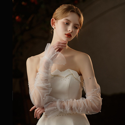 【クレージユ】おっしゃれ〜な白い手袋★花嫁★結婚式★パーティー★礼服★新品未使用 クレージユ】おっしゃれ〜な白い手袋☆花嫁☆結婚式☆パーティー
