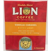 LION COFFEE ドリップパック バニラキャラメル 8g  (8gx4/箱 36個入りケース)