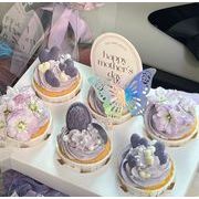 5枚入り  カード   韓国風  母の日  ケーキ飾り小物   写真用品  パーティー用  撮影用   デコパーツ