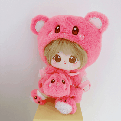 5点セット 20cm 25cm 30cm 着せ替えぬいぐるみ用服 レザー