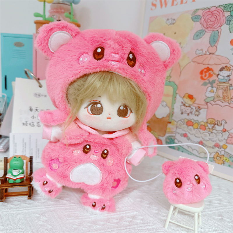 Amazon.co.jp: 20cm 地雷系メイド服ブルー 20cm ぬい 着せ替え