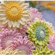 ins 母の日 誕生日 写真 お花 編み物 インテリア 花束 ニット 装飾 撮影道具   ひまわり