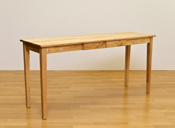 【特価高評価】木製テーブル　150×45　ナチュラル　umt1545NA 事務机・学習机