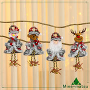 Christmas限定 サンタクロース 雪だるま クマ ツリー飾り クリスマス飾り クリスマスグッズ 可愛い