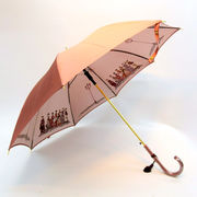【日本製】【雨傘】【長傘】甲州産ホグシ織両面舞踏会柄日本製軽量金骨ジャンプ傘