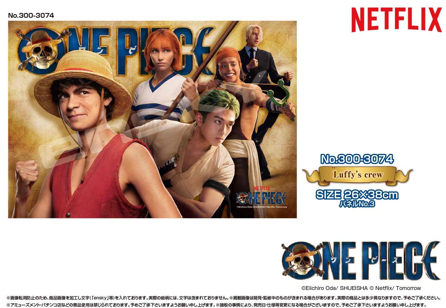 パズル」Netflix実写『ONE PIECE』 300-3074 Luffy's crew 株式会社