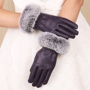 女性用手袋★♪ファション★♪防寒★♪ PU★♪保温手袋★♪人気新作 ★♪5色
