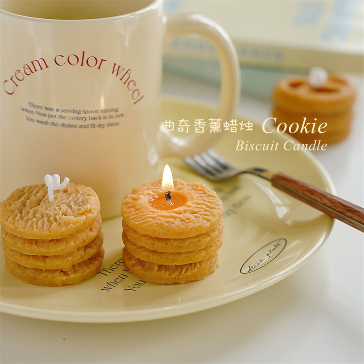 ファッションブログ主が好きな商品 香薫ろうそく クッキーの形 室内 手作りのプレゼント アロマ