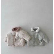 2023 冬新作 裏起毛  コート 韓国版 赤ちゃん ins 綿入れの服 クマ  あたたまる  男女兼用 トップス 子供服