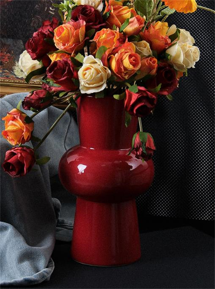 いまだけの限定特価中 花瓶 ナイトスタンド置物 陶磁花瓶 レトロ シンプル 新作 家庭用置物