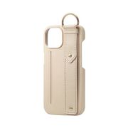 エレコム iPhone 15 オープンソフトレザーケース カードポケット付 &me PM-