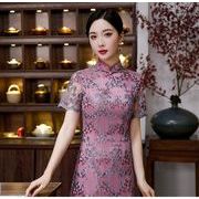 宴会衣装 チャイナドレス ホストドレス 儀式用ドレス 中国ドレス ウェルカムウェア パーティードレス