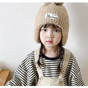 秋冬新作 韓国風子供服 キッズ 帽子  ふわふわ ベビーハット 男女兼用ニットキャップ ニット帽子 可愛い