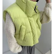 2023年秋冬新作 設計感 気質  袖なし ベスト コート　防寒 厚手