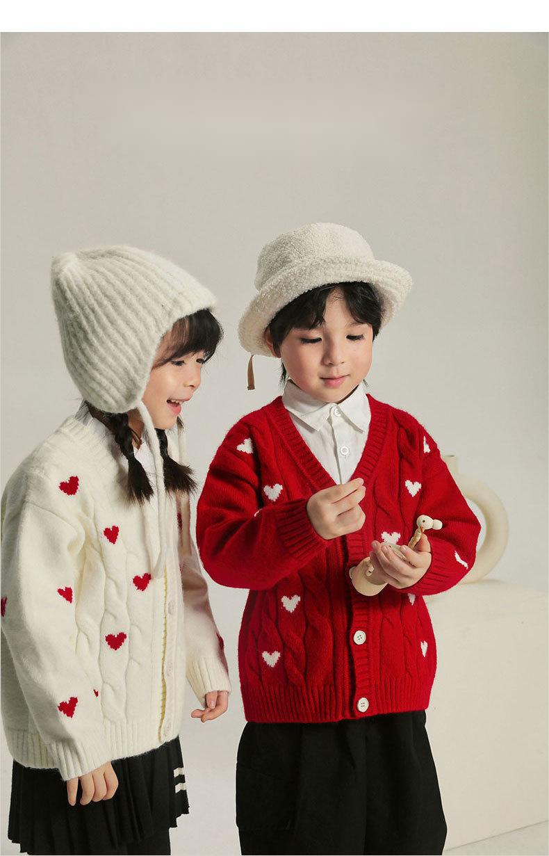 2023新作 韓国風子供服 キッズ 女の子  セーター コート 90-140cm